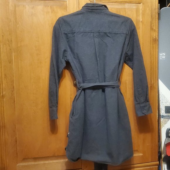 Womens Helly Hansen grey organic flannel shirt - Picture 8 of 8